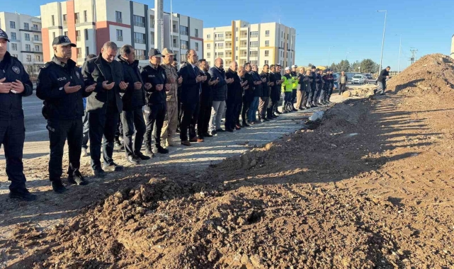 Araban'da sosyal konut alanına yapılacak caminin temeli atıldı