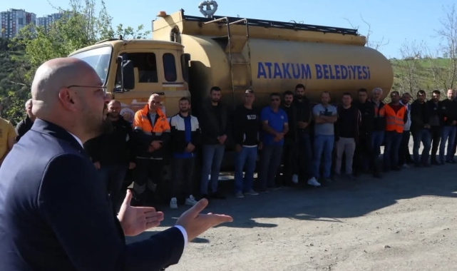 Atakum'da 5 bin 300 adet sokak yıkandı
