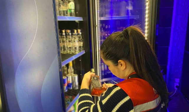 Ataşehir'de sahte ve kaçak alkol denetimi