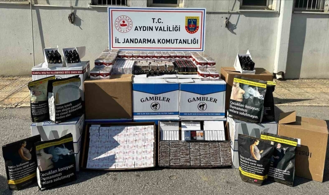 Aydın'da kaçak tütün operasyonu