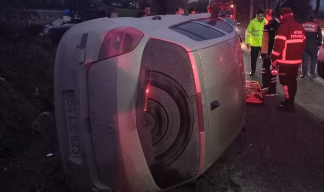 Aydın'da trafik kazası: 1 yaralı