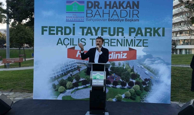 Bahçelievler'de Ferdi Tayfur'un ismi parkta yaşayacak