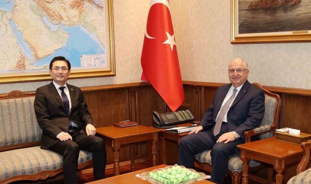 Bakan Güler, Kore Cumhuriyeti'nin Ankara Büyükelçisi Jeong'u kabul etti