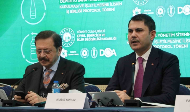 Bakan Murat Kurum: "Depozito Yönetim Sistemi 520 milyon avroluk kazanç sağlayacak"