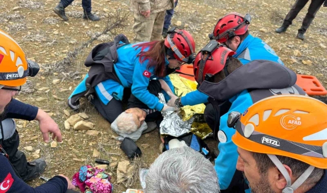 Balıkesir'de arazide kaybolan yaşlı kadın sağ olarak bulundu