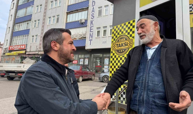 Başkan Çetinkaya esnaf ve vatandaşların taleplerini dinledi