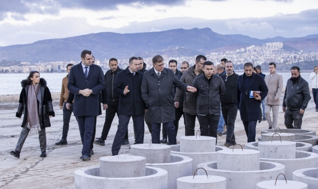 Başkan Tugay Kordon'daki çalışmaları inceledi