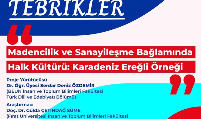 BEUN Akademisyenlerinden Dr. Öğr. Üyesi Özdemir'in Projesine TÜBİTAK'tan destek