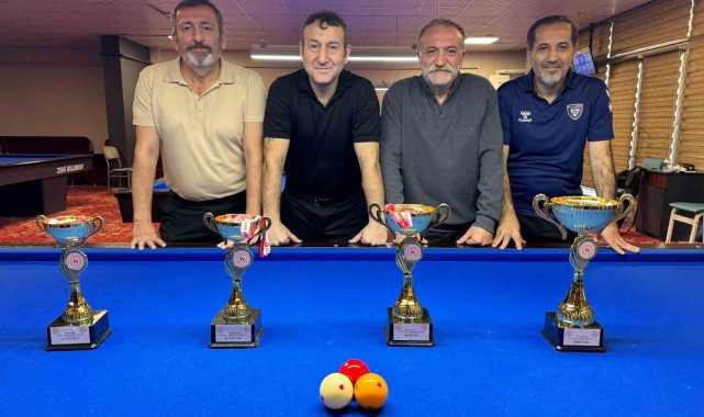 Bilardoda Baha Alptekin şampiyon oldu