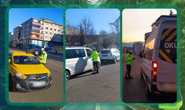 Bingöl'de denetlenen 460 araçtan 260'ına cezai işlem uygulandı