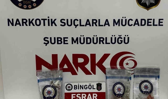 Bingöl'de uyuşturucu operasyonu