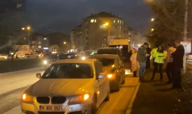 Bursa'da zincirleme kaza: 2 yaralı