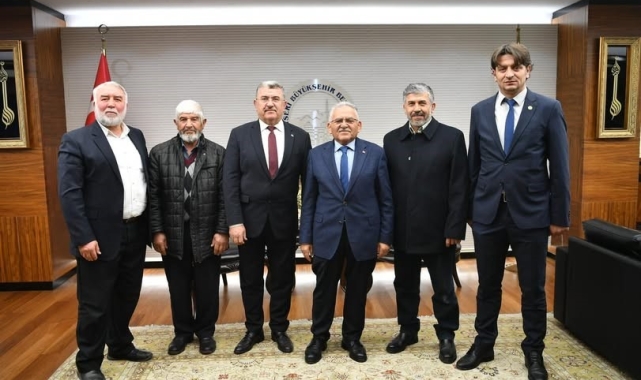 Büyükkılıç'a, Bünyan Belediye Başkanı Metin'den ziyaret