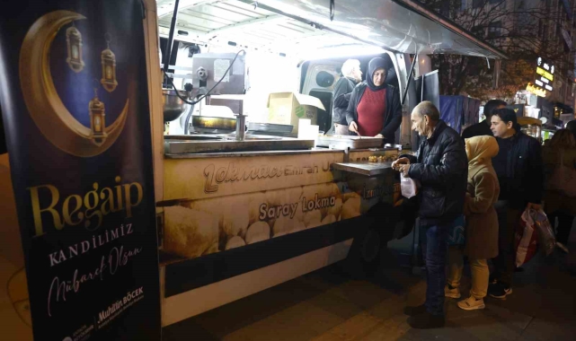 Büyükşehir kandil sebebiyle 19 ilçede lokma ikram etti