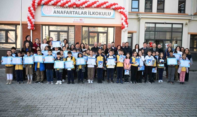 Çanakkale'de 83 bin 586 öğrenci karne aldı