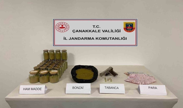 Çanakkale&#039;de jandarmadan uyuşturucu operasyonuna 4 gözaltı