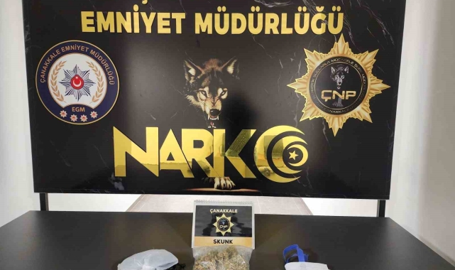 Çanakkale'de uyuşturucu ticareti yapan 1 şüpheli tutuklandı