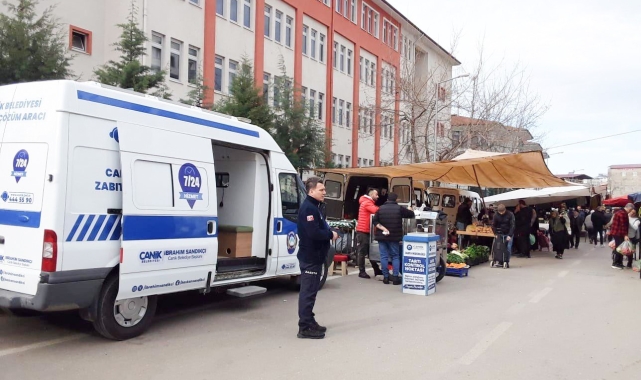 Canik'te zabıta ekipleri, bir yılda 3 bin 673 denetim gerçekleştirdi