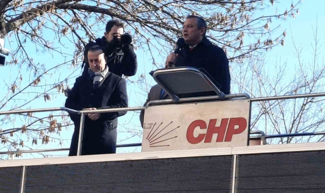 CHP Genel Başkanı Özel, Kars'ta partisinin il binasının açılış töreninde konuştu: