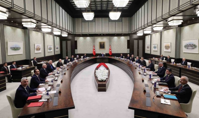 Cumhurbaşkanlığı Kabinesi, Cumhurbaşkanı Recep Tayyip Erdoğan başkanlığında Beştepe'de toplandı.