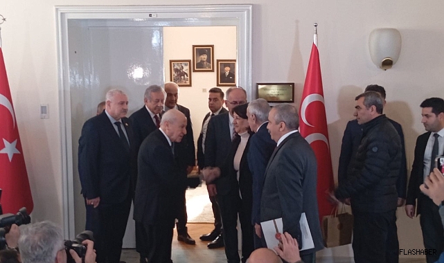 DEM Parti heyeti MHP lideri Bahçeli ile görüştü