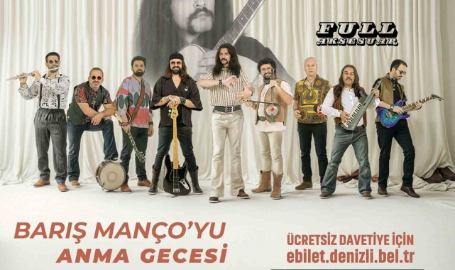 Denizli Büyükşehir, Barış Manço'yu ölüm yıl dönünde özel konserle anacak