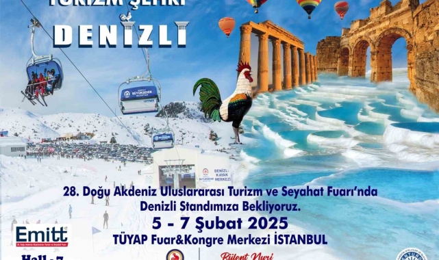 Denizli Büyükşehir, EMITT 2025'te Denizli'nin Doğal güzelliklerini tanıtacak