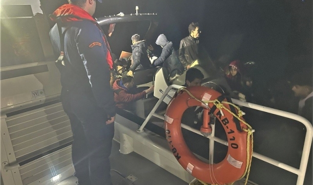 Didim'de 9 düzensiz göçmen yakalandı