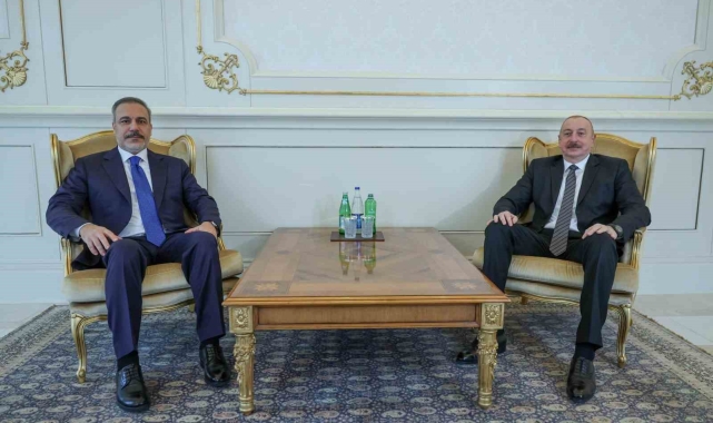 Dışişleri Bakanı Fidan, Azerbaycan Cumhurbaşkanı Aliyev tarafından kabul edildi
