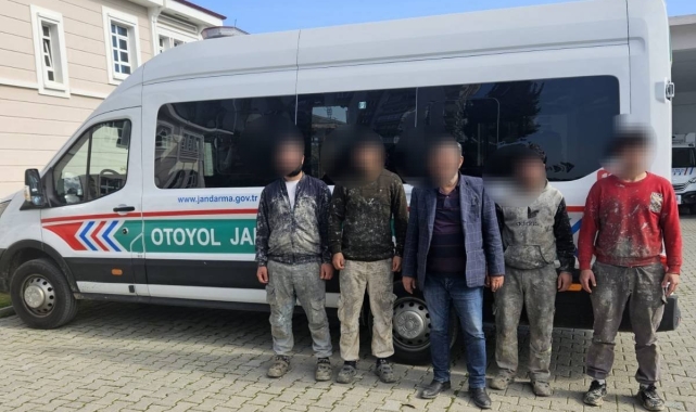 Durdurulan araçta 4 düzensiz göçmen yakalandı
