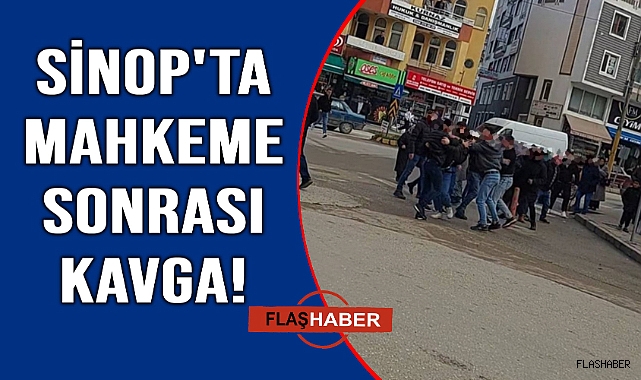 Duruşma sonrası birbirine girdiler