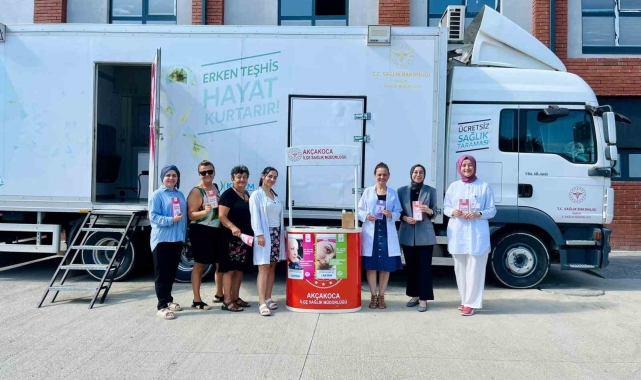 Düzce'de 2 bin 309 kişiye mobil Mamografi hizmeti verildi