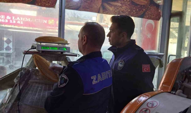 Edremit'te ekmek fırınlarına zabıta denetimi