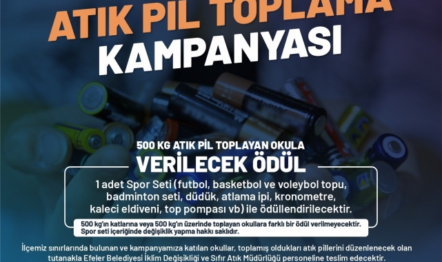 Efeler'de çevreye duyarlı okullar ödüllendirilecek