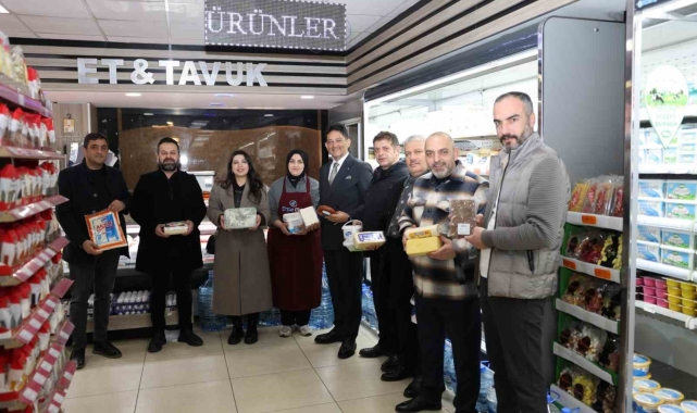 Erzurum'un ilk "Yöresel ürünler" köşesi hizmete girdi