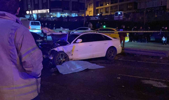 Esenler'de 5 araçlı zincirleme trafik kazası: 1 ölü, 9 yaralı
