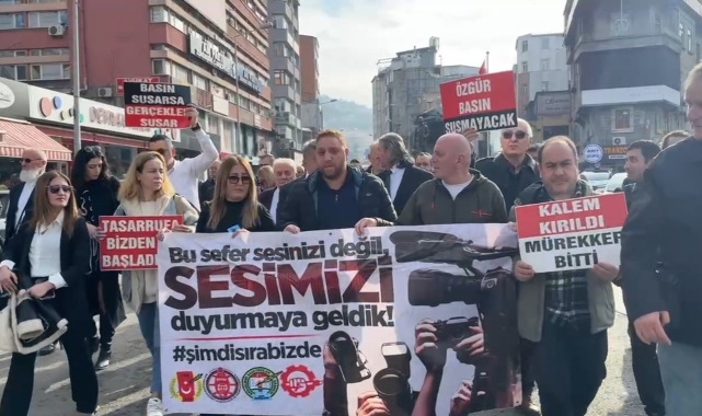 Gazeteciler 10 Ocak'ta yürüyüş yaptı