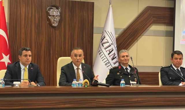 Gaziantep Valisi Kemal Çeber 2024 yılı asayiş verilerini paylaştı