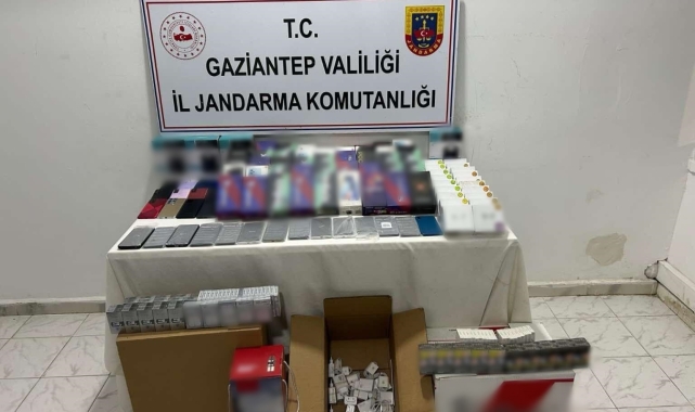 Gaziantep'te 3 milyon TL değerinde kaçak ürün ele geçirildi