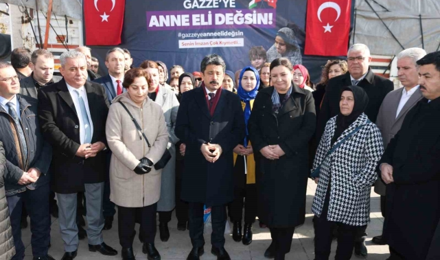 Gazze'ye yardım tırı Kırşehir'den yola çıktı