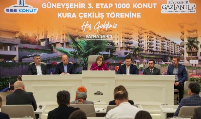 GBB konut Güneyşehir 3'üncü etap hak sahipliği kuraları çekildi