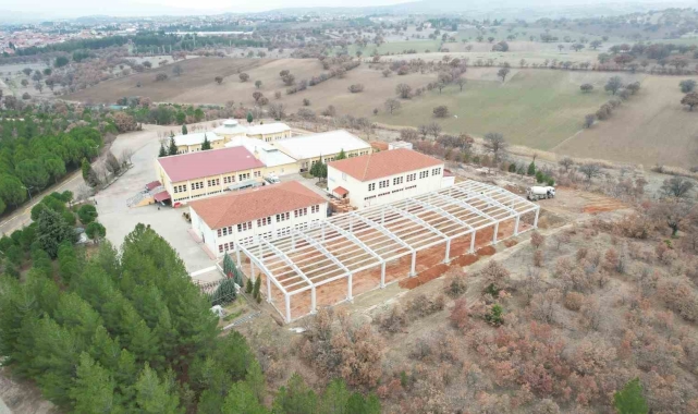 Gediz Sağlık Bilimleri Meslek Yüksekokulu ek bina inşaatı yükseliyor