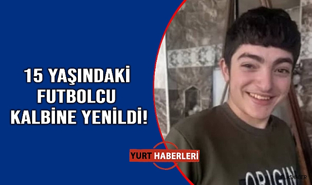 Genç futbolcunun acı sonu