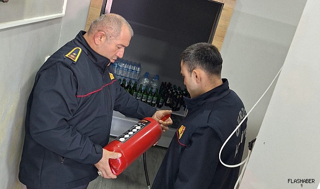 Gerze’de işletmelere yangın güvenliği denetimi