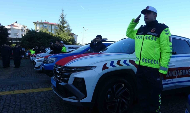 Giresun'da güvenlik güçleri için 65 yeni araç törenle teslim edildi