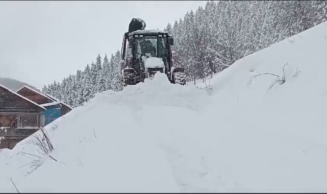 Giresun&#039;da karla mücadele