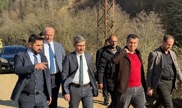 Gölet yolunda incelemeler gerçekleştirildi