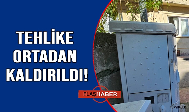Haberimiz sonrası onarıldı