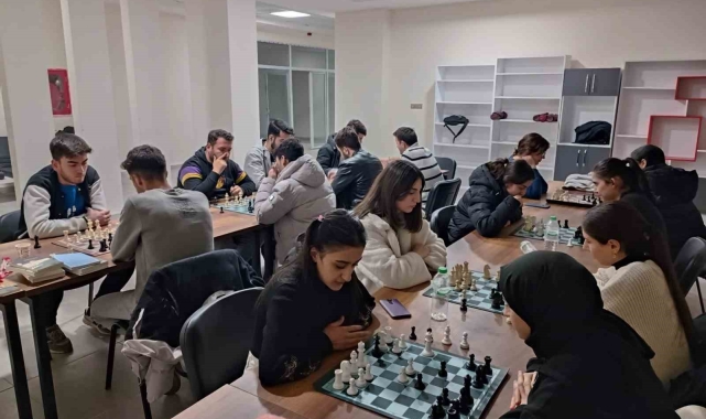 Hakkari'de satranç turnuvası finali yapıldı