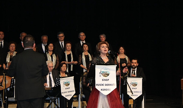 "Hatıralardaki Şarkılar" Sinop'ta seslendirildi
